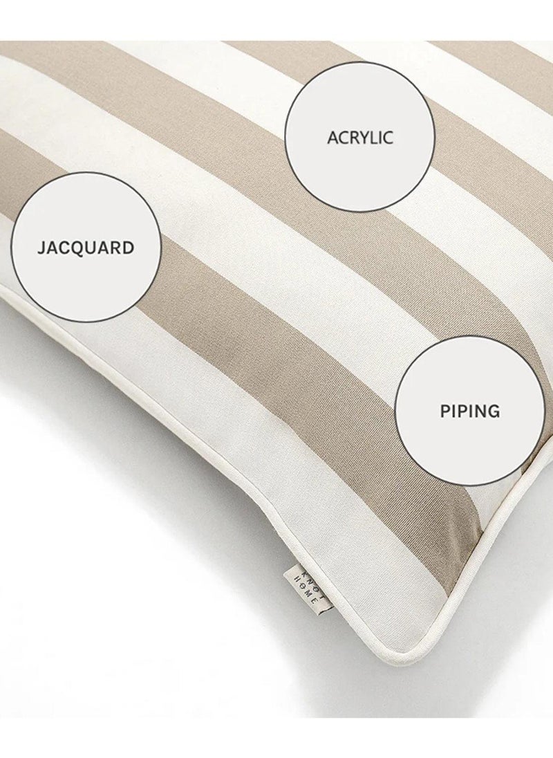 Cushion Aelia Sandy (with filler) Pillow Knot Home Cover Set for Modern Sofa Contemporary Living Room Bedroom and Office Soft Washable