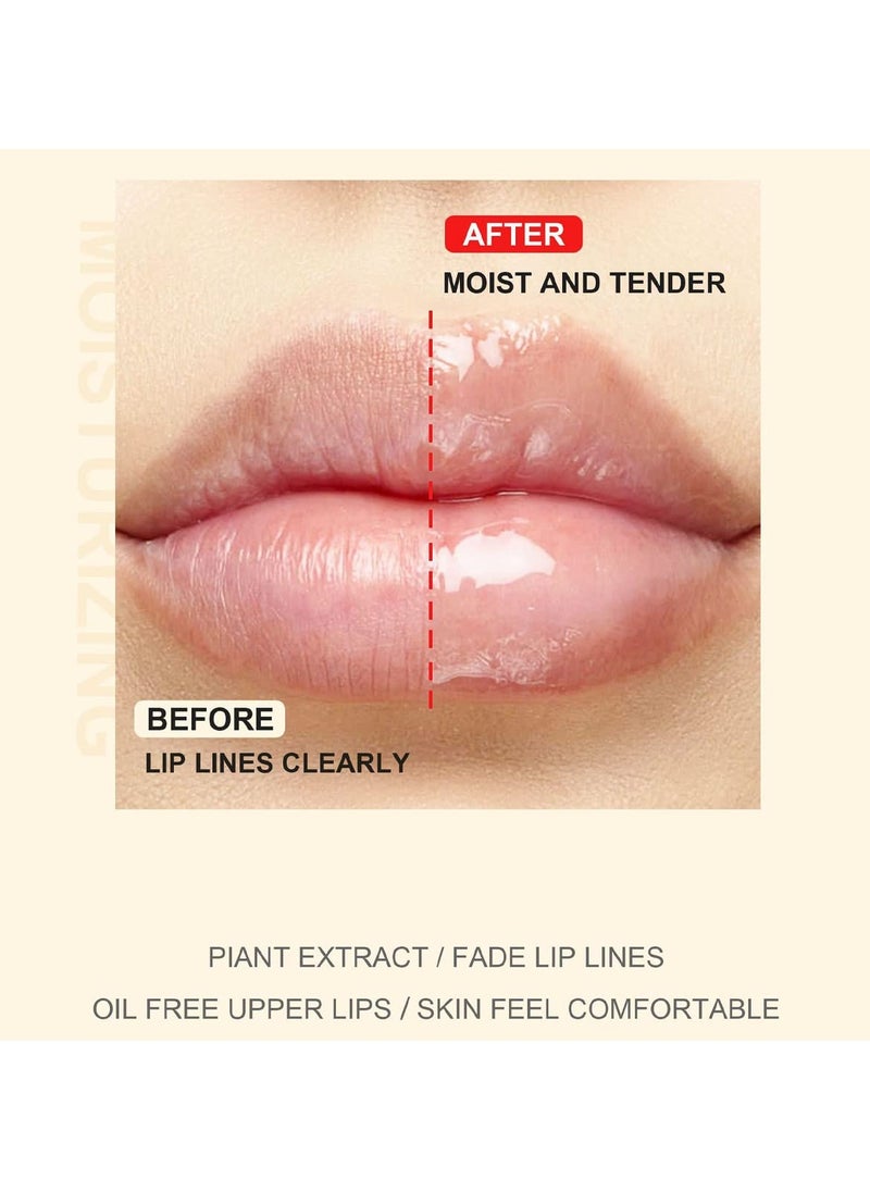 SYOSI 3 Pcs Fruit Flavored Lip Oils, Transparent Moisturizing Lip Gloss Plumping Lip Oil Smooth Moisturizing & Long-lasting Moisturizing Lip Oil for Lip Care