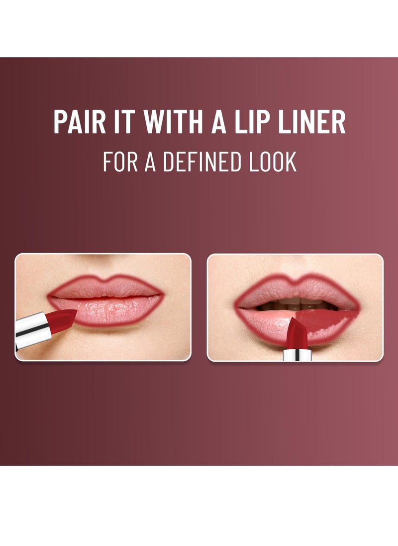 Swiss Beauty Pure Matte Lipstick Cafe Mocha 3.8G