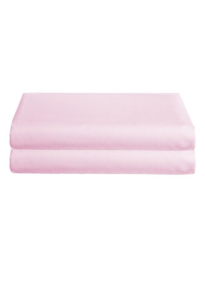 Babydoll Bedding Poly Cotton Set of 2 Bassinet Sheets, Pink, 17