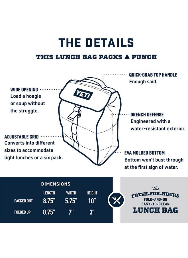YETI Daytrip Packable Lunch Bag, Wild Vine Red