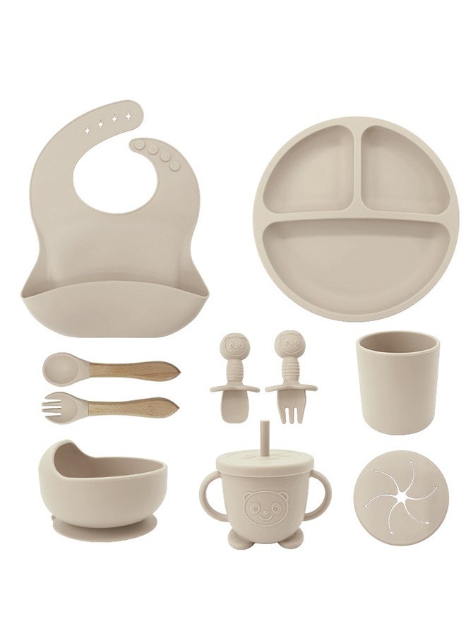 16-piece baby silicone tableware set