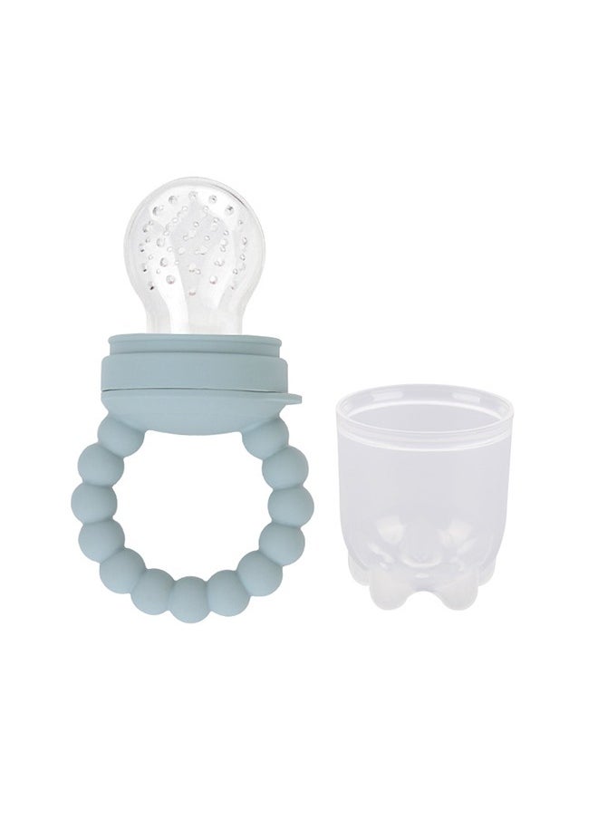 16-piece baby silicone tableware set - Blue