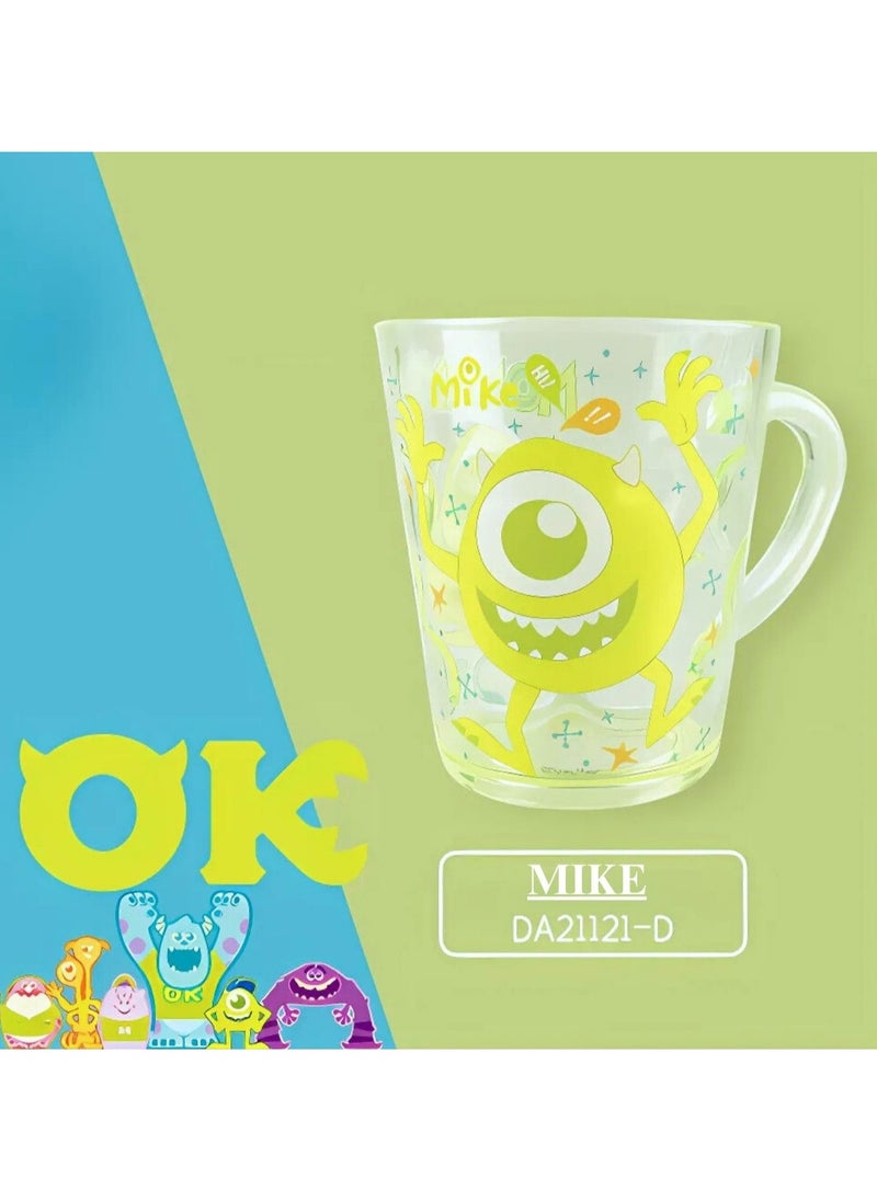 Cartoon Character Crystal Cup with Assorted Character for Boys and Girls Age 2+ (MIKE)260ml