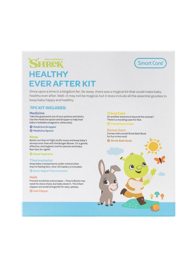 Smart Care Shrek Healthy Ever After Baby Healthcare Kit, Baby Newborn Essentials, Newborn Gifts, Baby Gift Set, 7PC