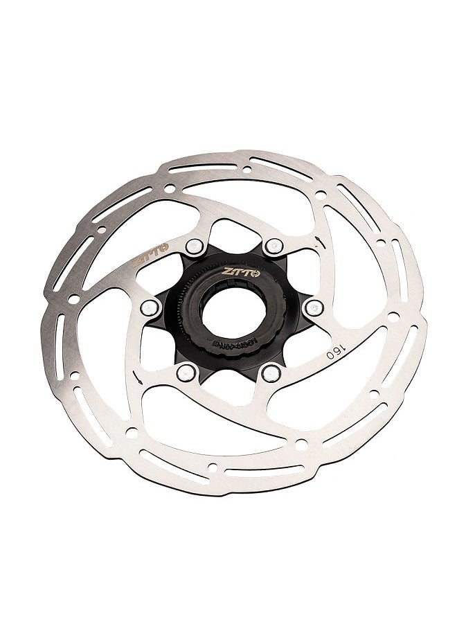 Bike Centerlock Disc Brake Rotor, Stainless Steel Bicycle Rotor, with Lockring, for MTB Mountain Road Bike
