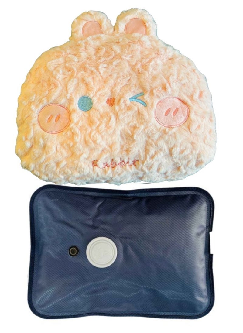 Electric Hot Water Bag for Pain Relief Heating Pad Hot Water Pillow for Neck Back Muscle Ache and Massage