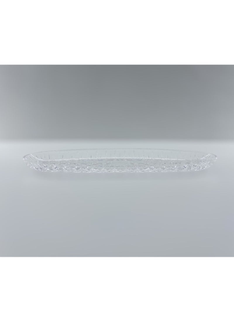 Gift Kafes Design Boat Plate Handmade Glass