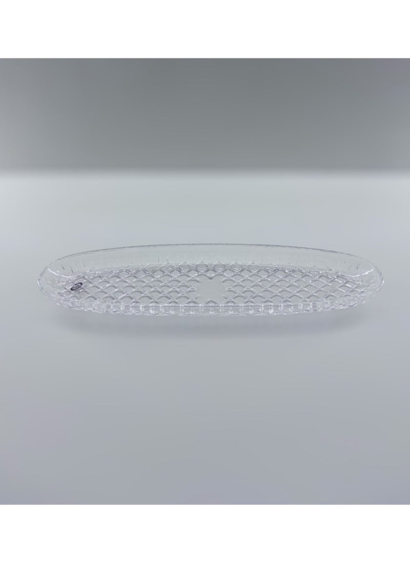 Gift Kafes Design Boat Plate Handmade Glass