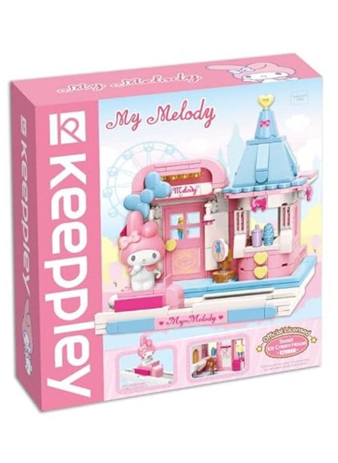 Keeppley My Melody Ice Cream House Building Set