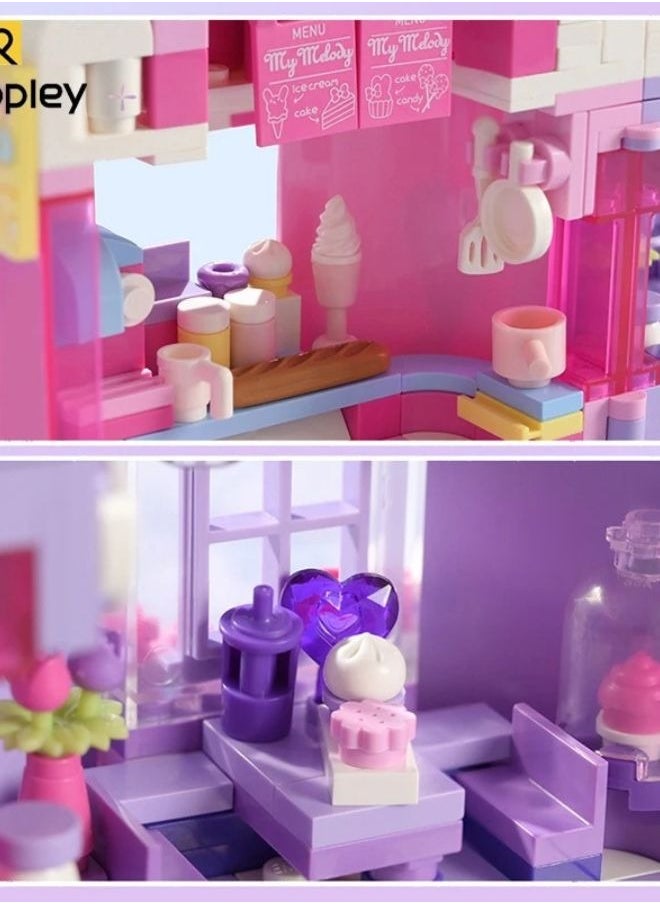 Keeppley Building Blocks My Melody Kuromi Cake Shop