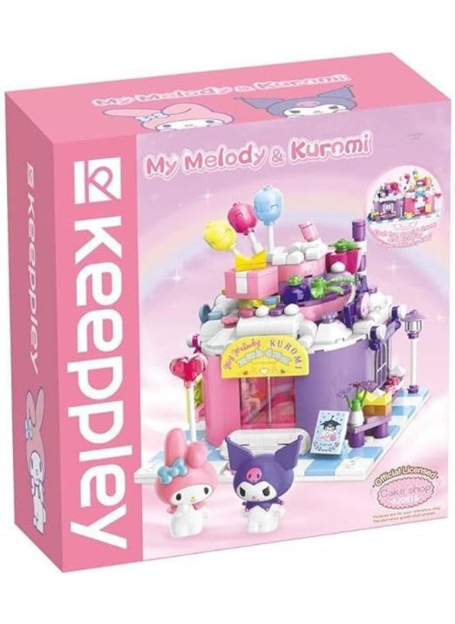 Keeppley Building Blocks My Melody Kuromi Cake Shop