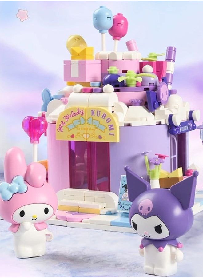 Keeppley Building Blocks My Melody Kuromi Cake Shop