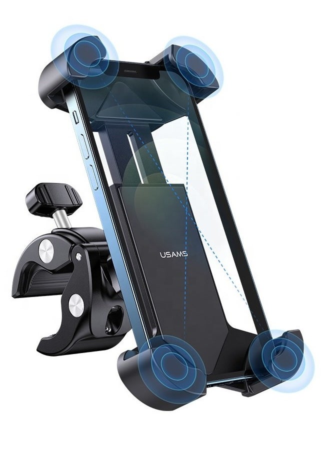 Bike Mobile Holder Motorcycle Bike Phone Mount 360 Rotatable for 4.5 - 7 Inch Phones Compatible Mobile Phone Stand for Bike/E-Bike/Motorcycle
