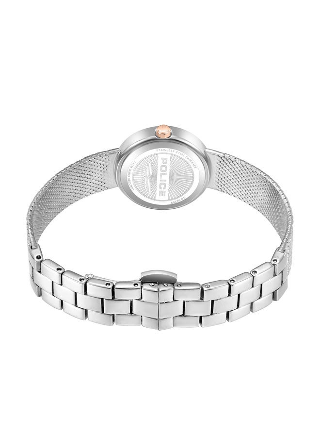 Women's 26mm Watch with White Mother-of-Pearl Dial, Rose Gold Topring & Mesh Bracelet