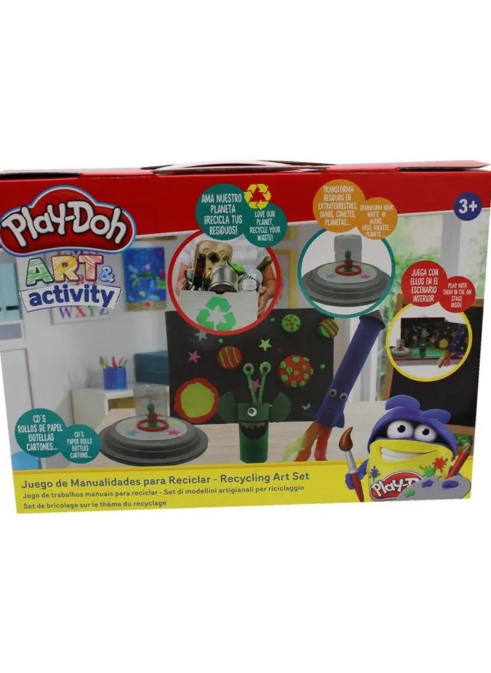 Play-Doh Art & Activity Jungle Recycling Art Set +3