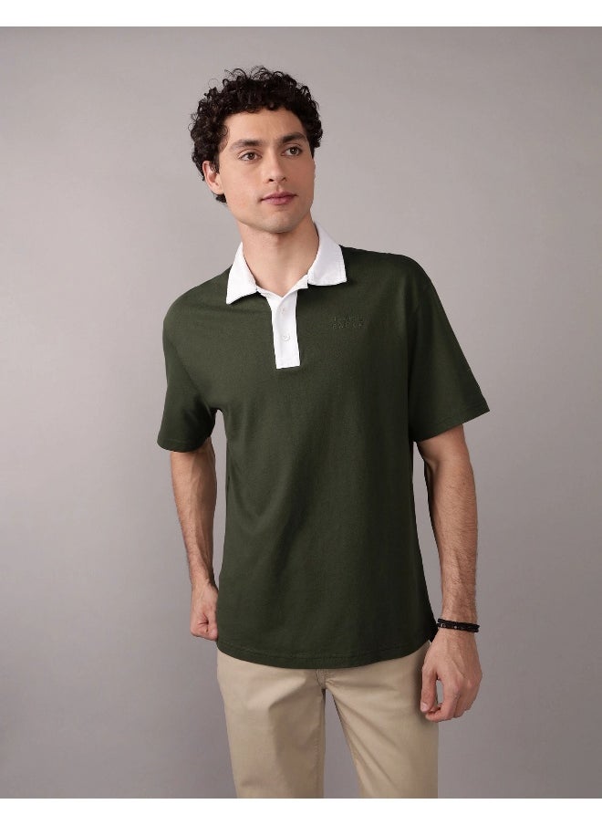 AE Contrast Collar Polo Shirt