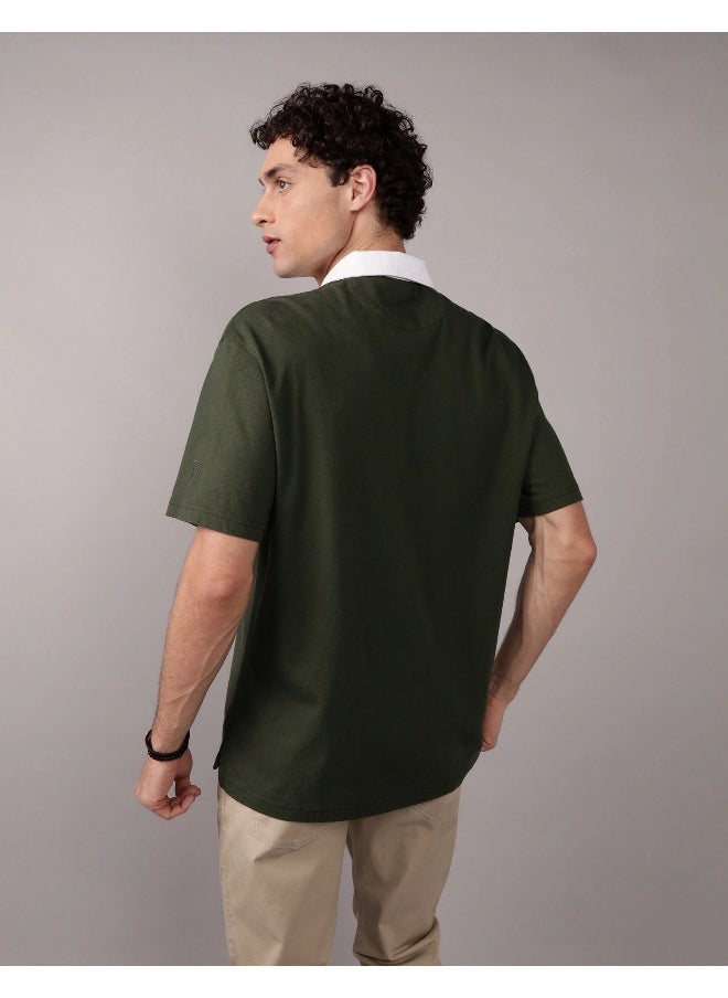 AE Contrast Collar Polo Shirt