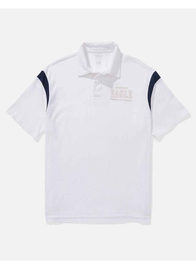 AE Contrast Sleeve Polo Shirt