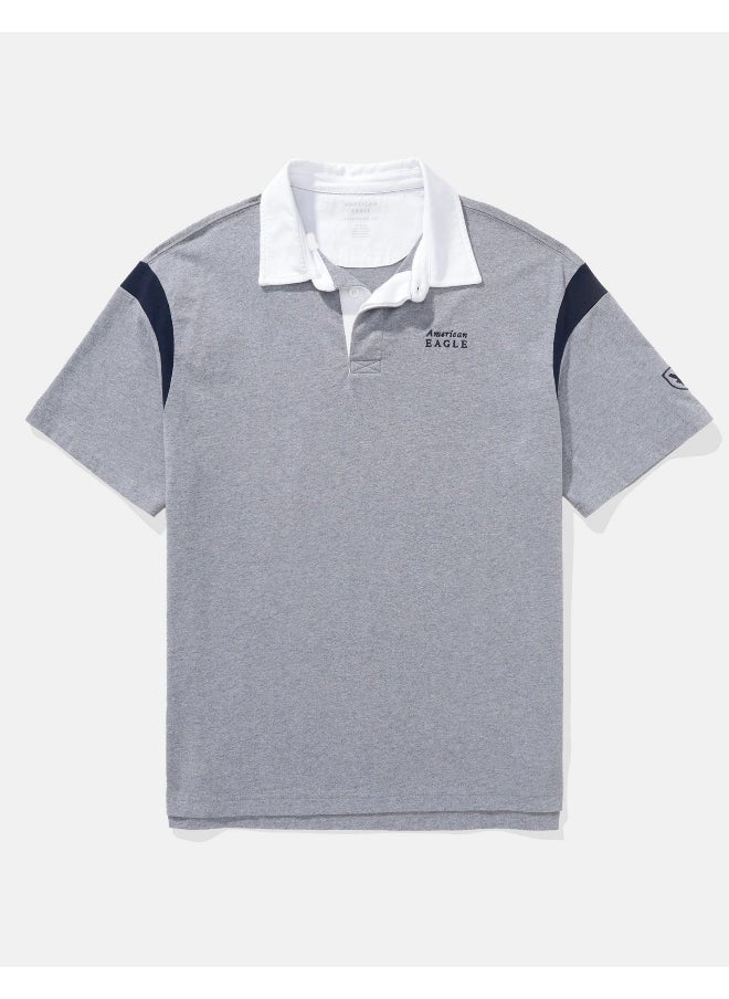 AE Contrast Sleeve Polo Shirt