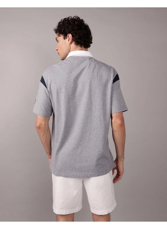 AE Contrast Sleeve Polo Shirt