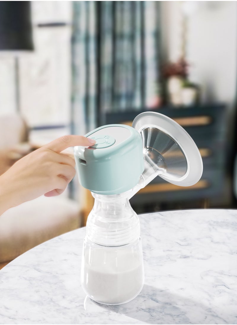 Hands-Free Milk Expression Pump with LED Display – 3 Modes & 9 Suction Levels, Rechargeable, BPA-Free, 180ml Bottle