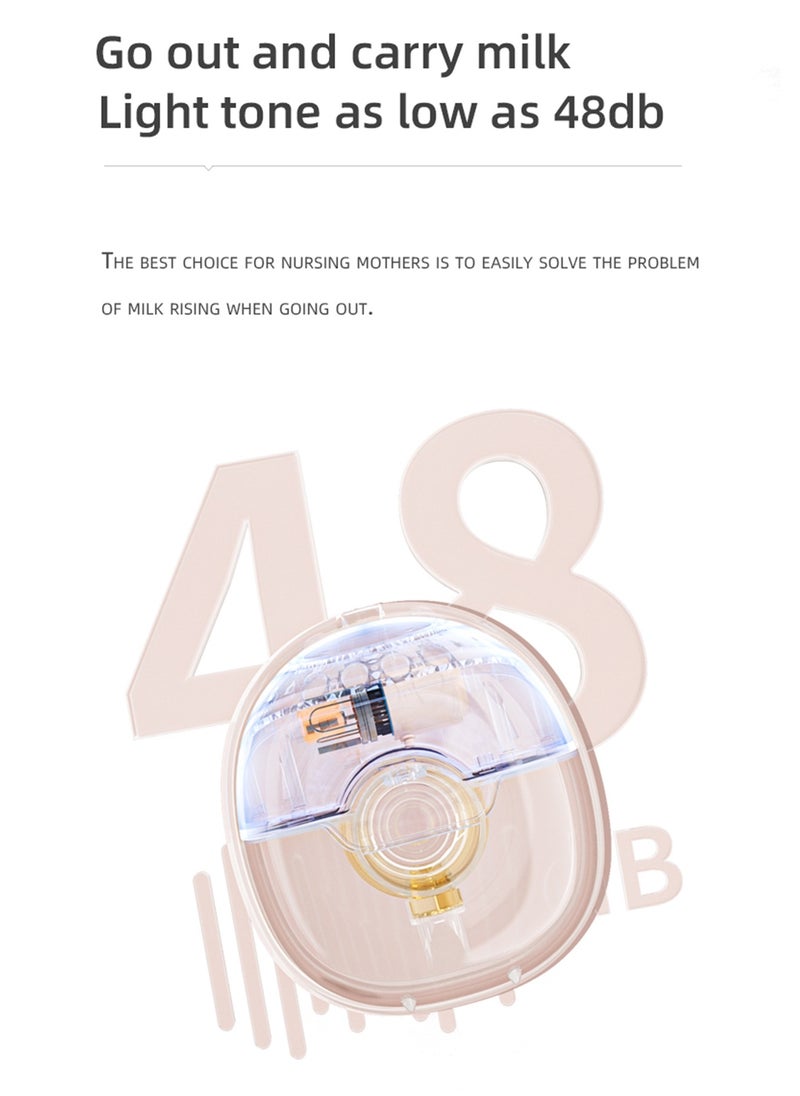 Hands Free Electric Wearable Breast Pump with LED Display 3 Mode and 9 Levels 27MM Flange