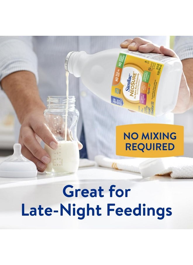 Similac NeoSure Premature Post-Discharge Infant Formula, Ready-to-Feed Baby Formula, 32-fl-oz Bottle