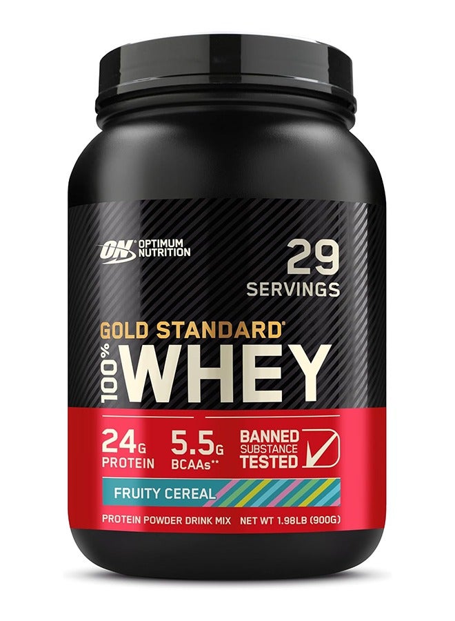 100% Whey Protein Powder Primary Source Isolate 24 Grams Protein Fruity Cereal 29 Servings 900 Grams