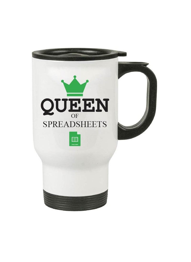 Excel Cheat Sheet Printed Travel Mug - The Ultimate Accountant Gift for Employees - Group Excel Shortcut Travel Mug - Ideal Birthday Gifts for Coworkers - Colleagues - Friends and Family