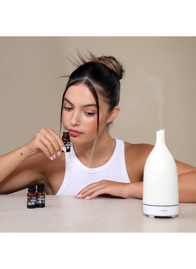 Cliganic Organic Bergamot Essential Oil, 100% Pure Natural for Aromatherapy | Non-GMO Verified