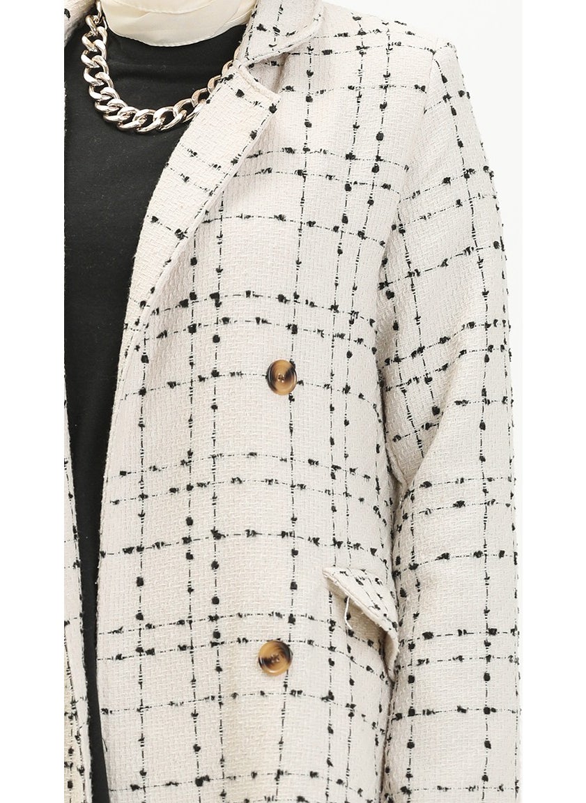 Tweed Coat 71209-02 Ecru
