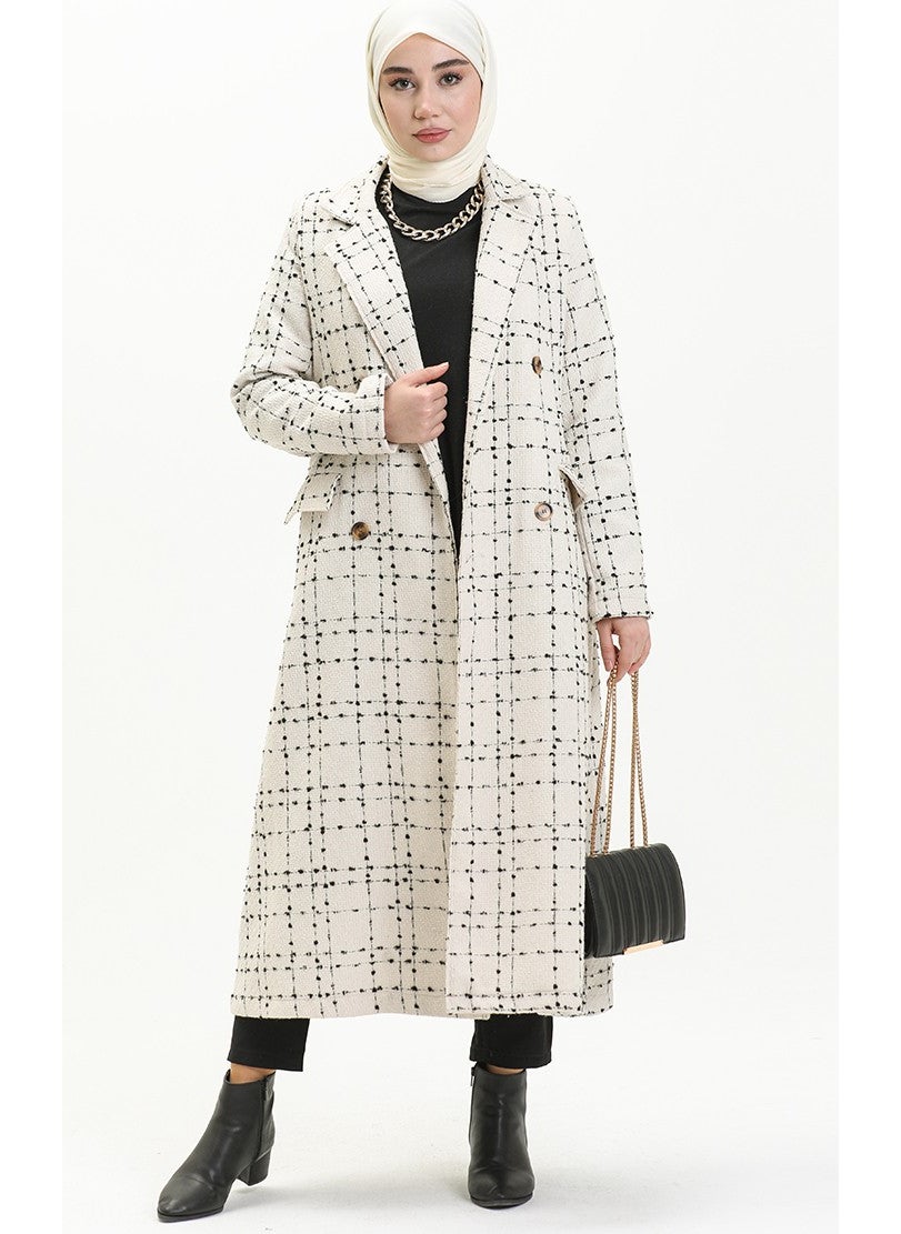 Tweed Coat 71209-02 Ecru