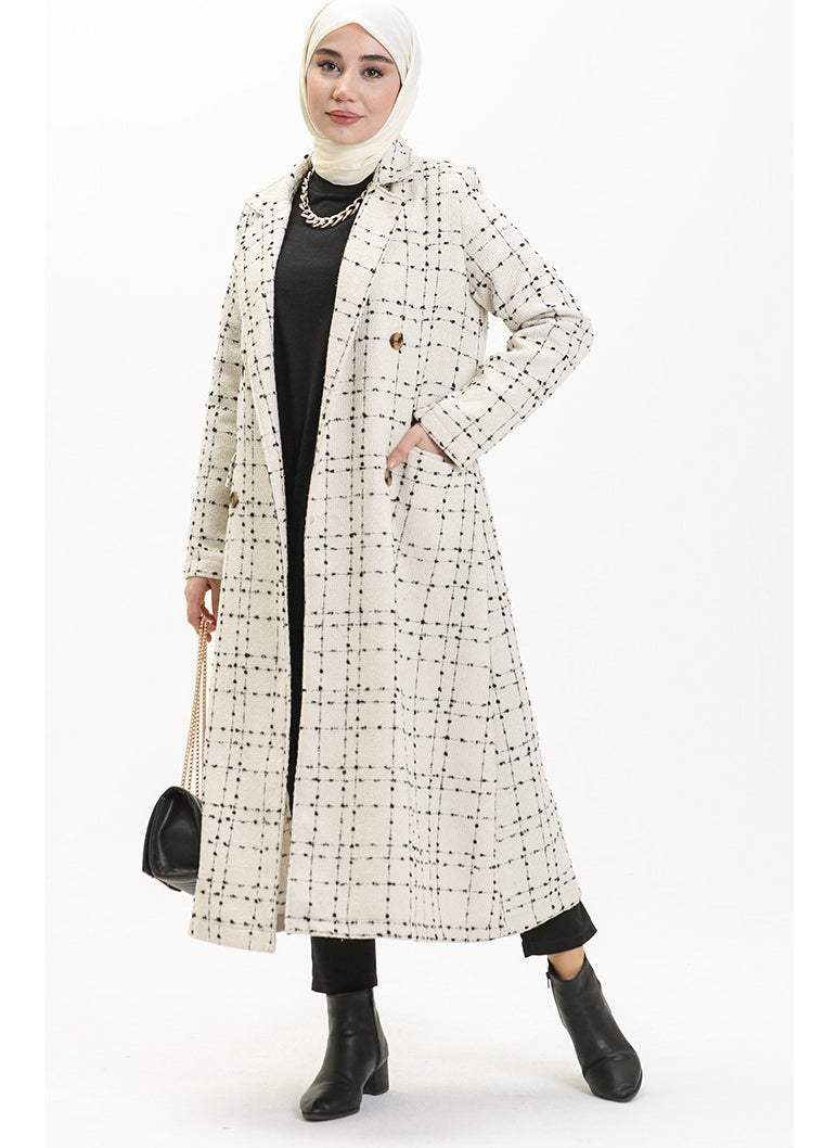 Tweed Coat 71209-02 Ecru