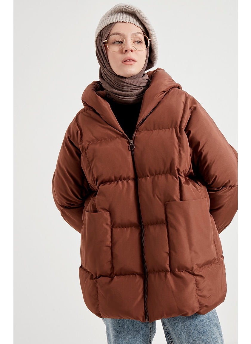 Oversize Filling Jacket 6054-03 Tan