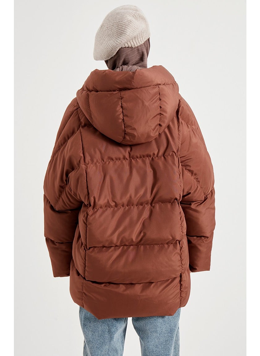 Oversize Filling Jacket 6054-03 Tan