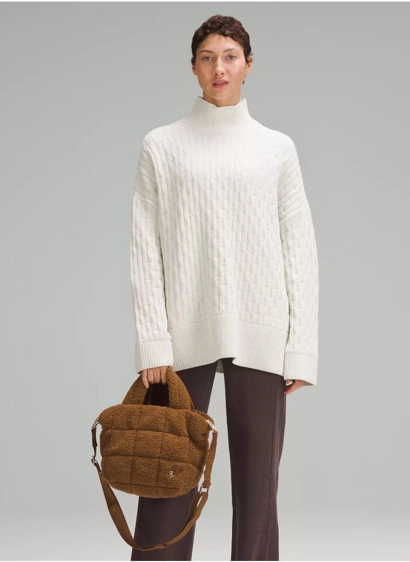 Lululemon Quilted Grid Crossbody Bag 5L Fleece