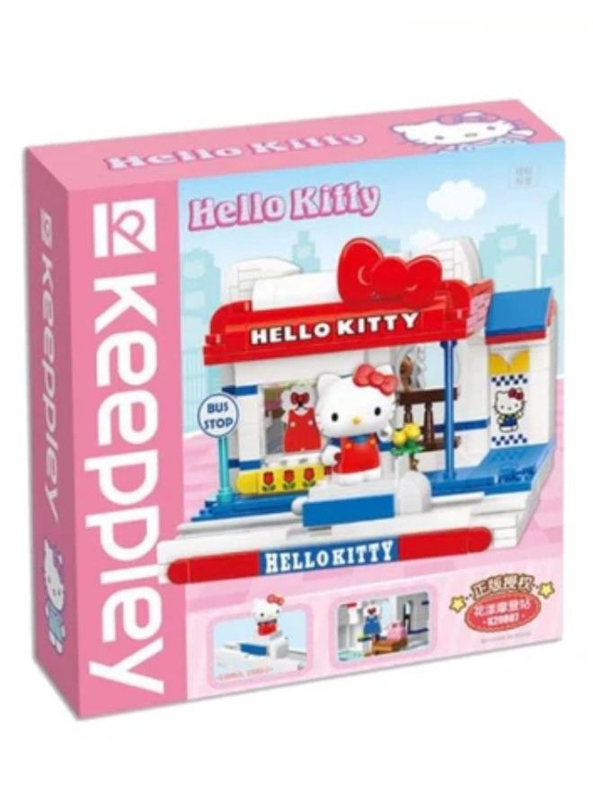 Keeppley Hello Kitty Bus Stop Building Blocks