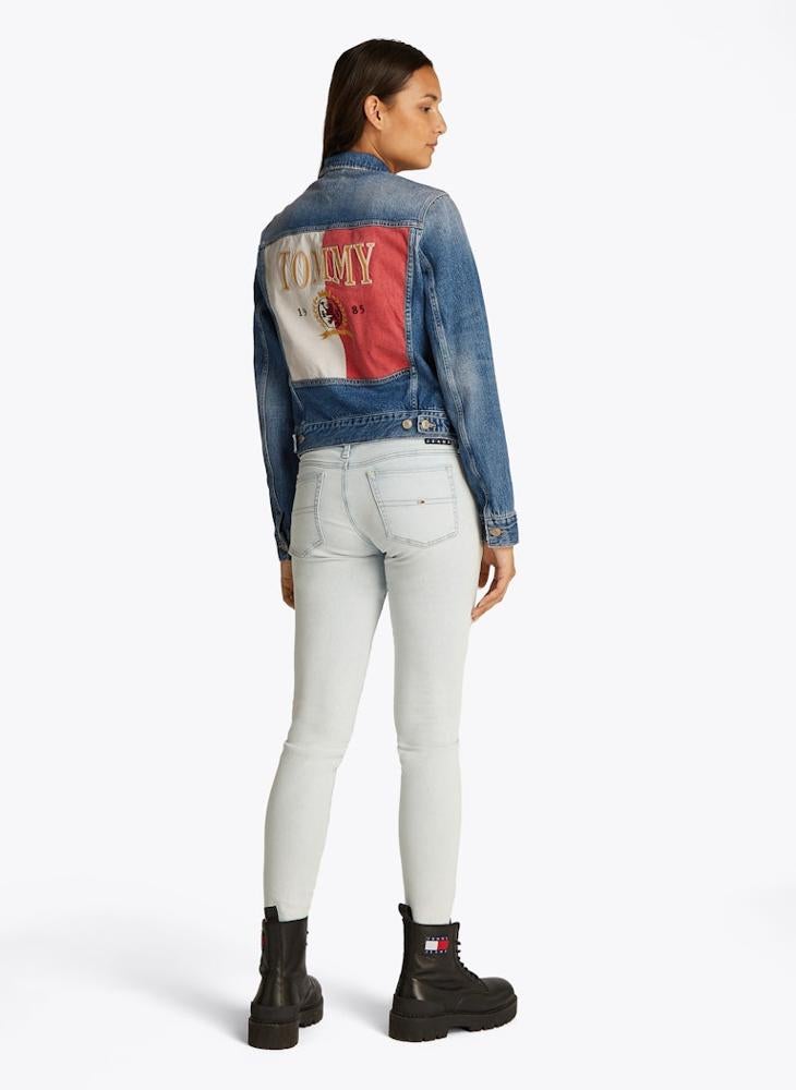 Pocket Detail Denim Jacket