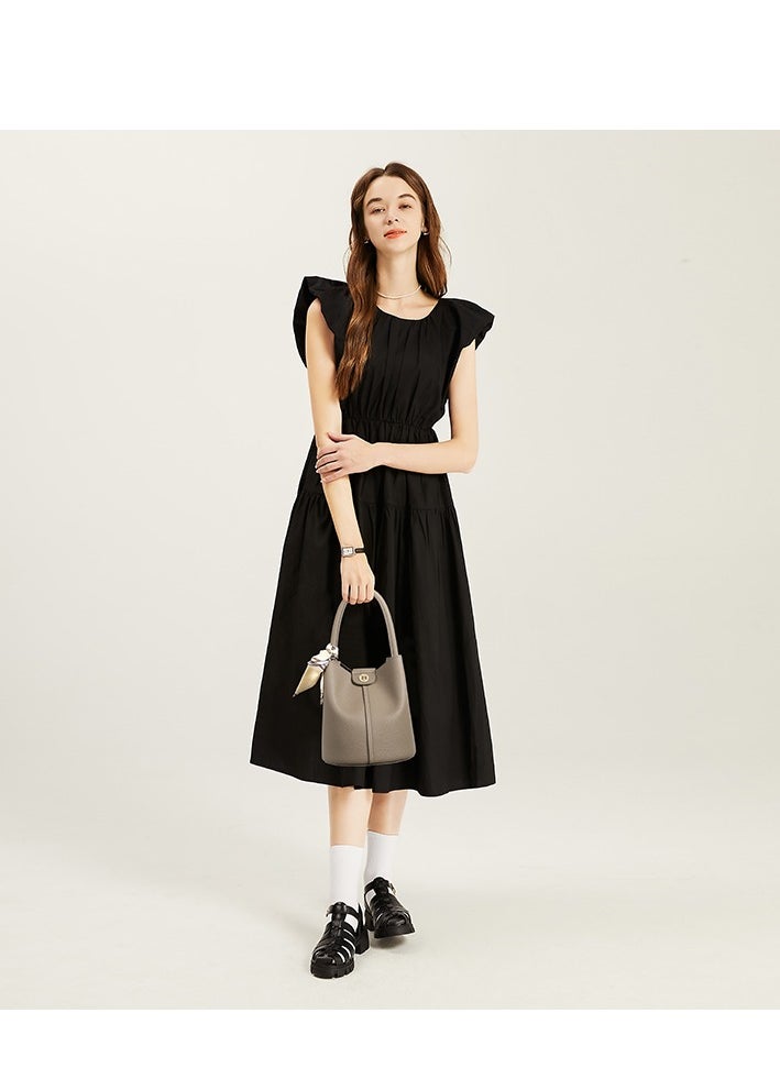 Stylish Bostanten Women's Fashionable Bucket Bag – Chic & Versatile Hand bag for Every Occasion / Brown