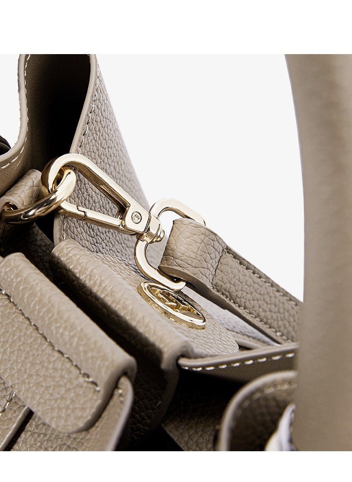 Stylish Bostanten Women's Fashionable Bucket Bag – Chic & Versatile Hand bag for Every Occasion / Brown