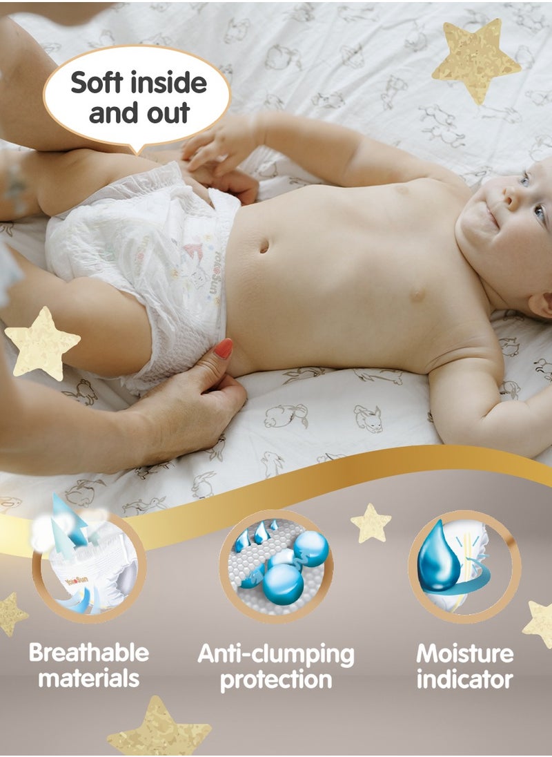 YokoSun Premium Baby Diaper Pants, Size XL for Babies 12-20kg x 38 pcs, Ultra-Soft and Hypoallergenic Nappies, Japanese Technology for Leakproof Protection and Skin Comfort, Ideal for Active Toddlers and Potty Training