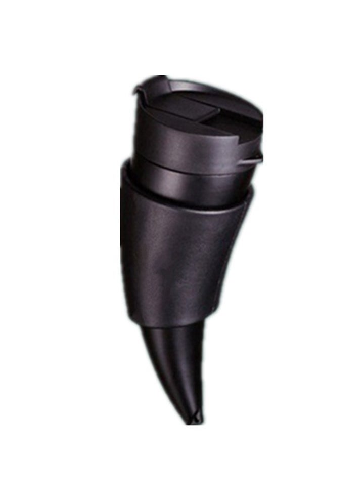 1 x 5 pcs Creative Couples 2-Tone Goat Horn Cup with Strap Black