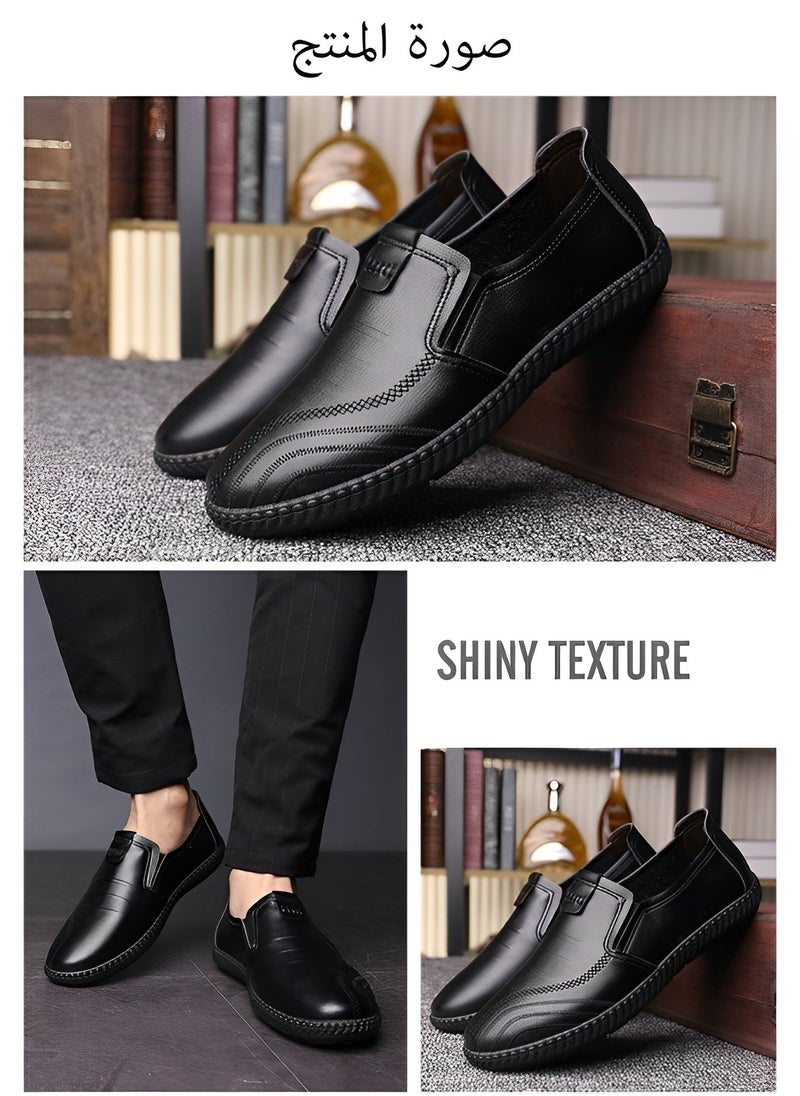 Men's Dress Shoes Leather Formal Business Oxford Derby Shoes Brogue Wingtip Retro Dress Shoes Classic Modern Lace Up Leather Shoes