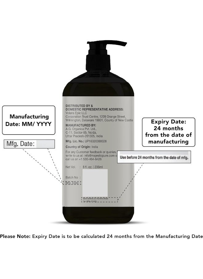 MAJESTIC PURE Lavender Massage Oil For Men and Women - Great For Calming, Soothing and to Relax - Blend of Natural Oils For Therapeutic Massaging and Aromatherapy - 8 fl oz.