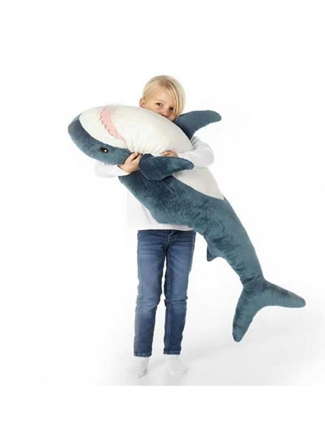 31Inch Giant Plush Shark Toy Pillow,3D Giant Shark Stuffed Animal,Soft Shark Cushion Pillow Shark Stuffed Toy Throw Pillow For Children’S Pillow Boys And Girls Room Decoration Bedtime Gift (80Cm)