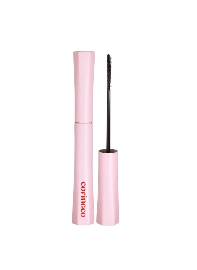 Mak-Cara Skinny Long & Curl Waterproof Mascara, No Smudging From Water, Swear And Oil (Choco Brown, 0.17 Oz)