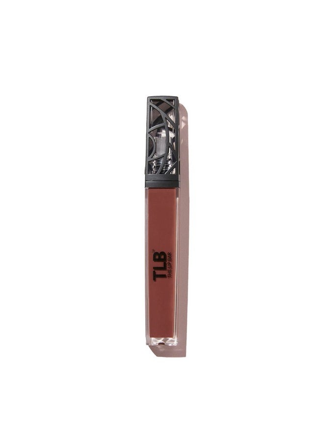 Vegan Non-Sticky Lip Gloss, With Hydrating Shea Butter For A Lightweight, High Shine Finish, Flyy Girl - Rich Brown