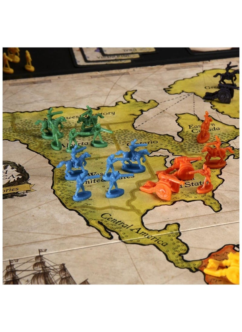 Risk Board Game- B7404000 Ultimate Strategy Conquest with 300 Figures and 12 Secret Missions-Fun for Teens Adults and Family-Ages 10Plus-Ideal Gift