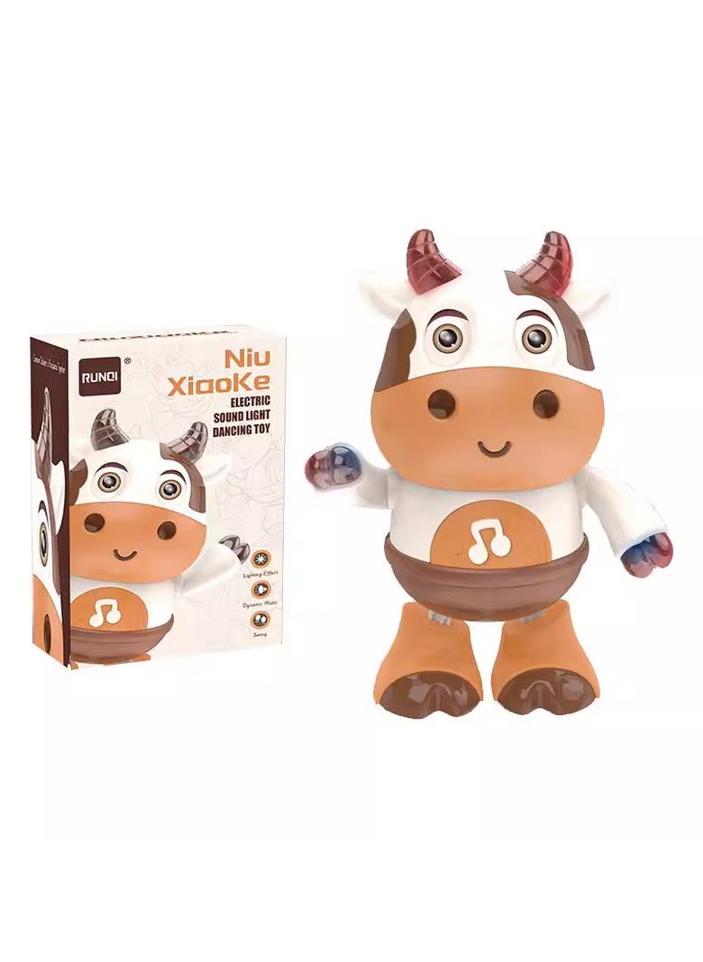 Baby Cow Musical Toys, Dancing Cow Baby Toy,Dancing Musical Cow Toys For Babies, Baby Preschool Educational Learning Toy With Lights Music Dancing & Singing Toy